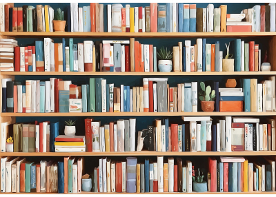 Флис Фототапет Винтидж библиотека